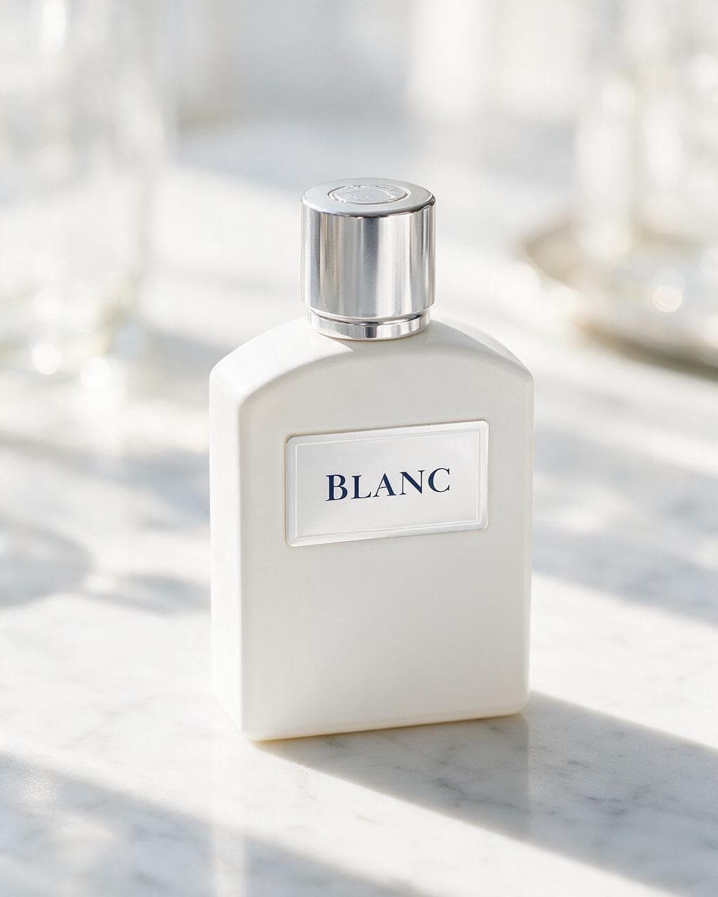 Laqué Blanc — Alliage d’aluminium laqué blanc, sérigraphie